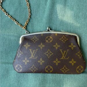 Louis Vuitton Brown Monogram Wristlet vintage